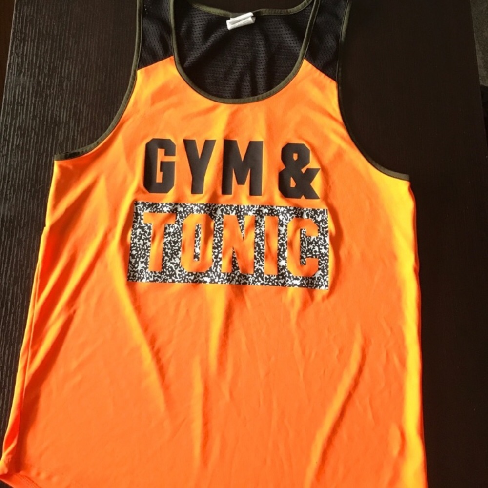 100% polyester workout tank